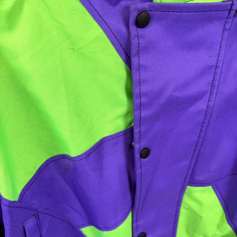 VTG Joe Rocket Ballistic Meteor Motorcycle Jacket Mens L Retro Biker The Joker